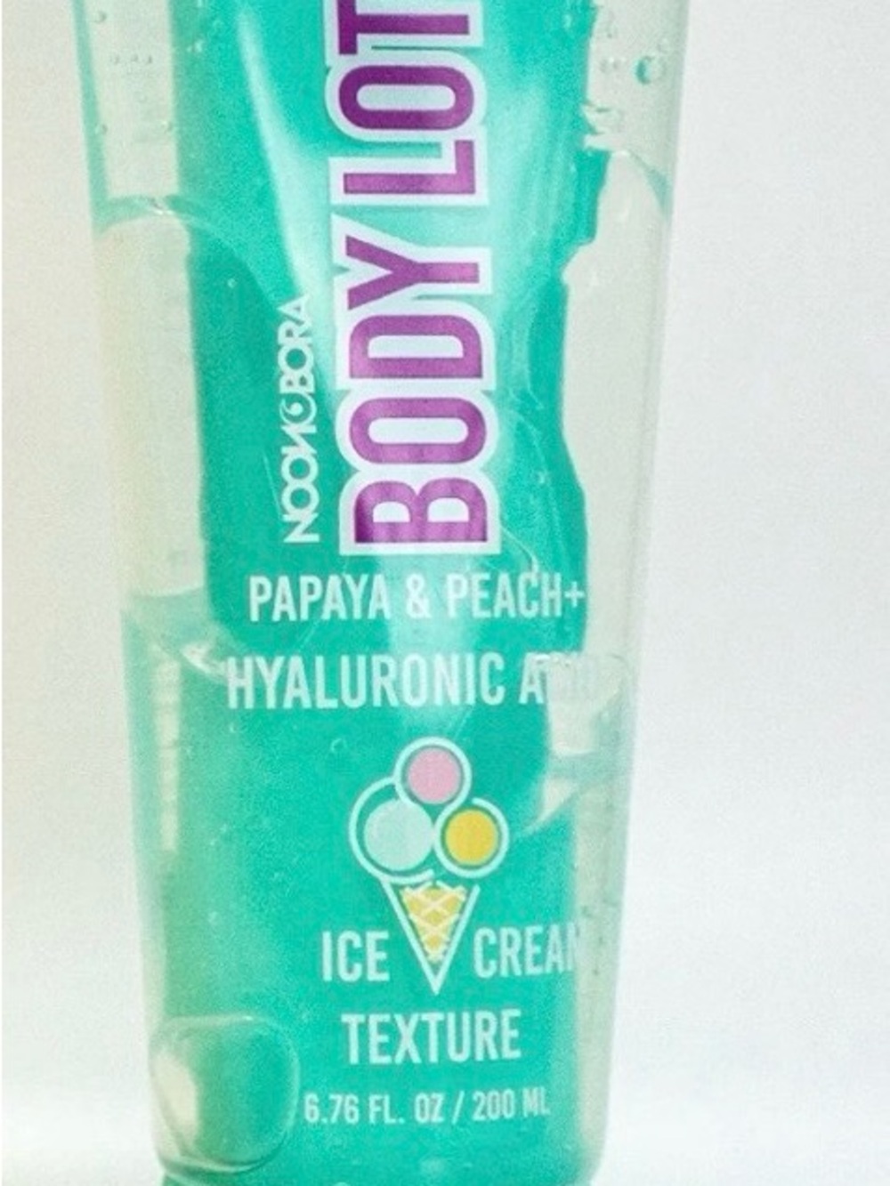 Turquoise Body Lotion with Hyaluronic Acid - Papaya & Peach